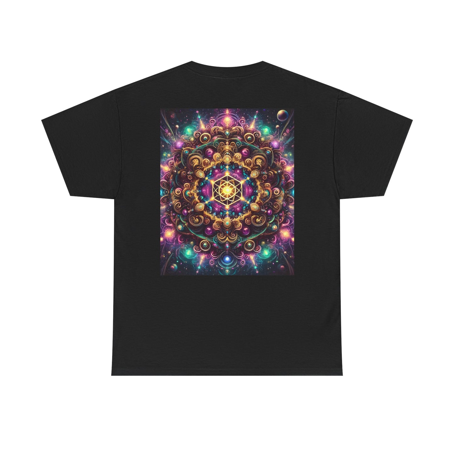 Colorful Star of David Unisex Heavy Cotton Tee